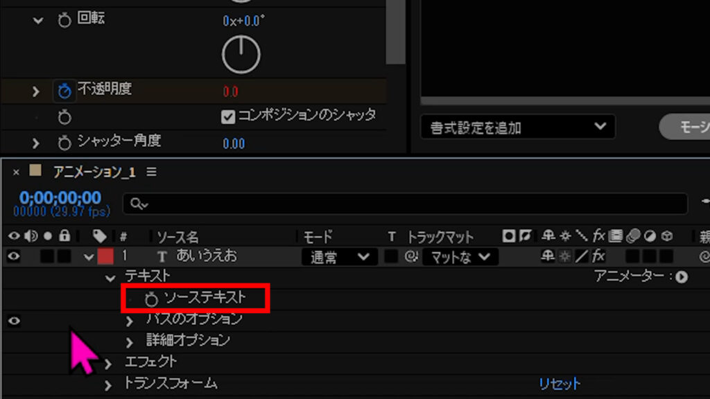 ソーステキスト