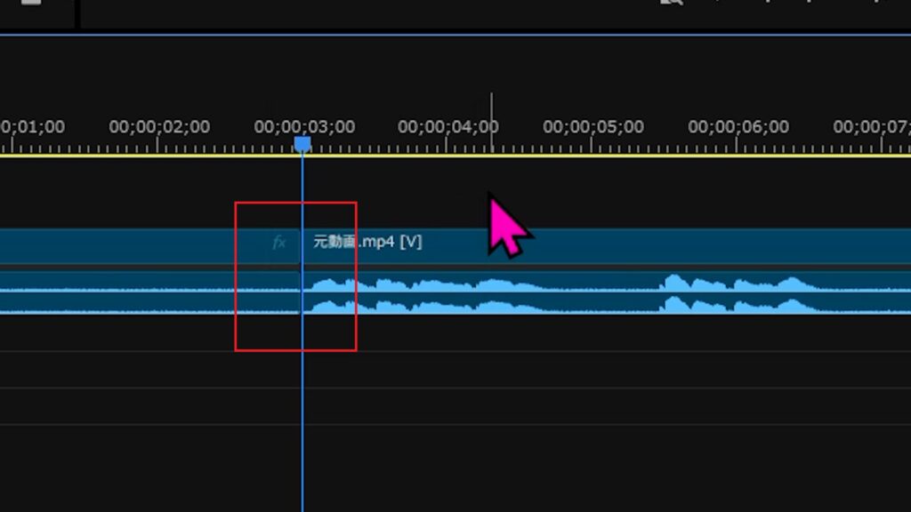 編集点を追加演出